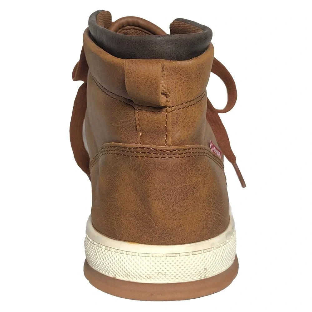 Levi's Men's Brown Mid Top Sneakers Size 8 EUR 41‎ Casual Chukka Style Shoes